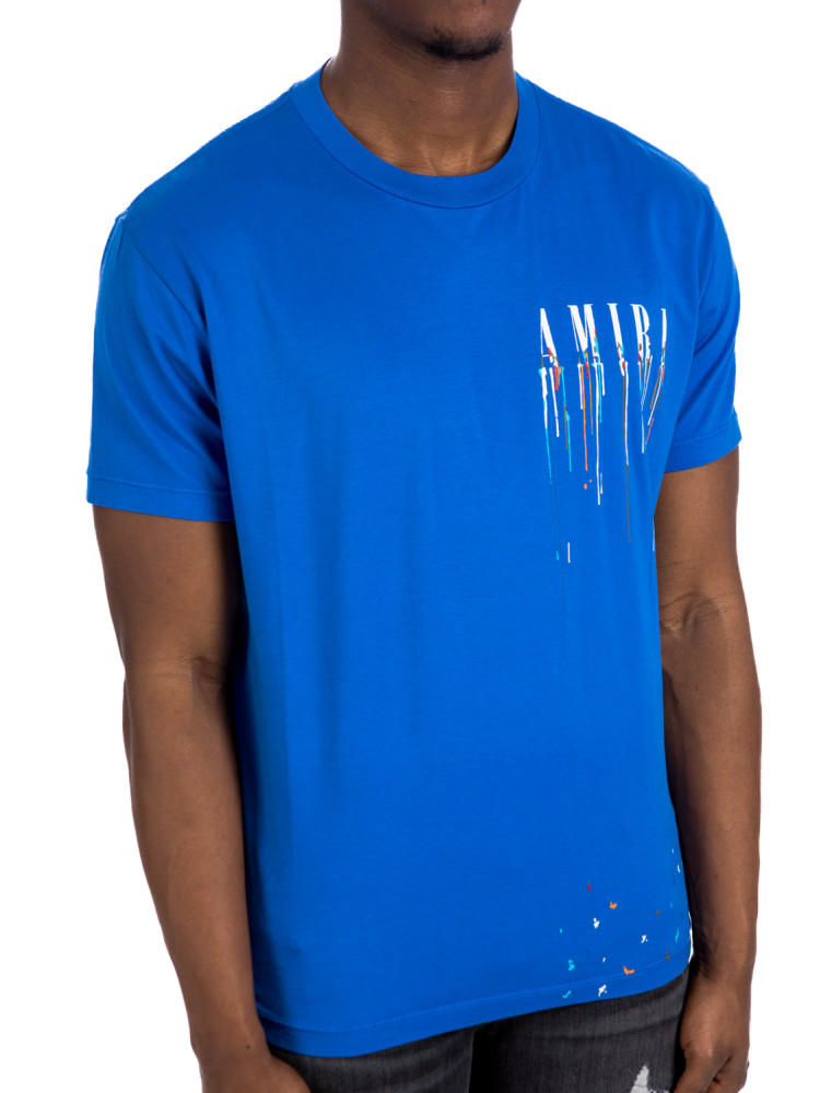 Amiri Paint-drip Core Logo T-shirt in Black for Men