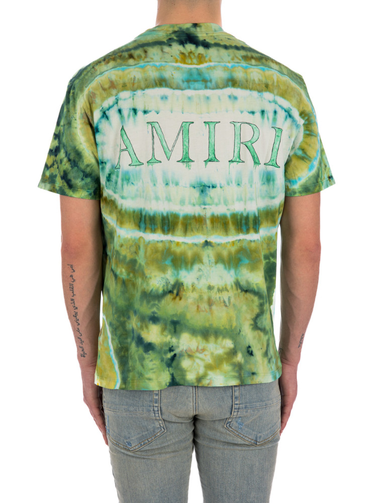 Buy Amiri Tie Dye Watercolor MA Tee 'Green' - SS22MJL003 310 GREE