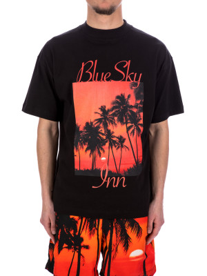 Blue Sky Inn sunset palms tee 423-03913