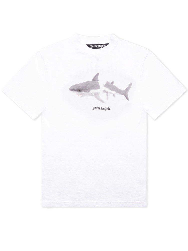 White 2024 shark shirt