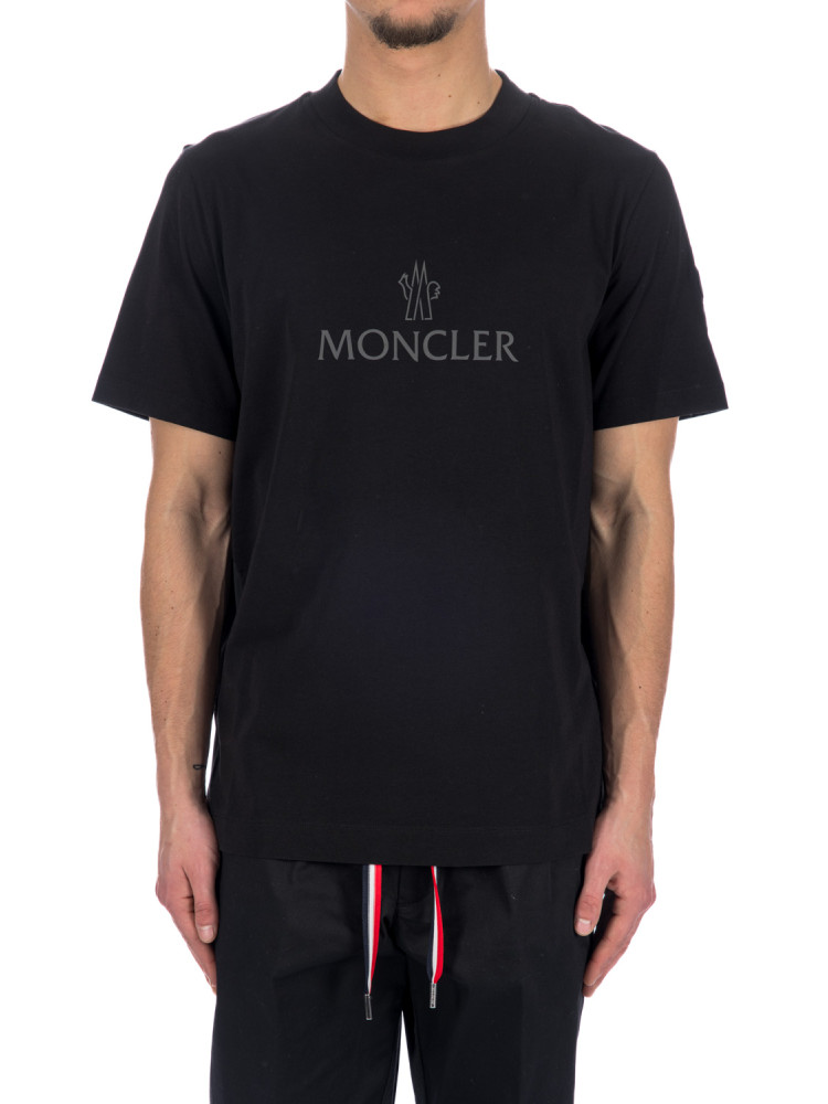 Moncler ss t-shirt Moncler  SS T-SHIRTzwart - www.credomen.com - Credomen
