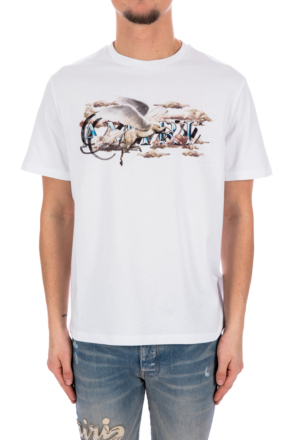 T-shirts Amiri - T-shirt pegasus script logo - SS23MJG015100