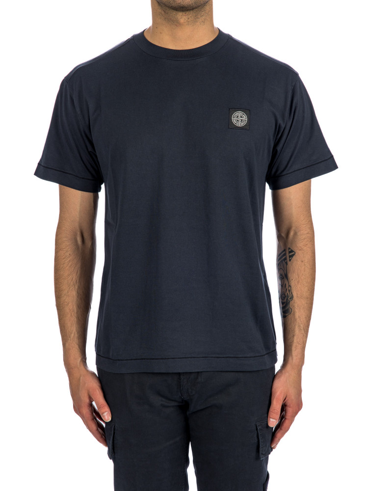 Stone Island t-shirt Stone Island  T-SHIRTblauw - www.credomen.com - Credomen