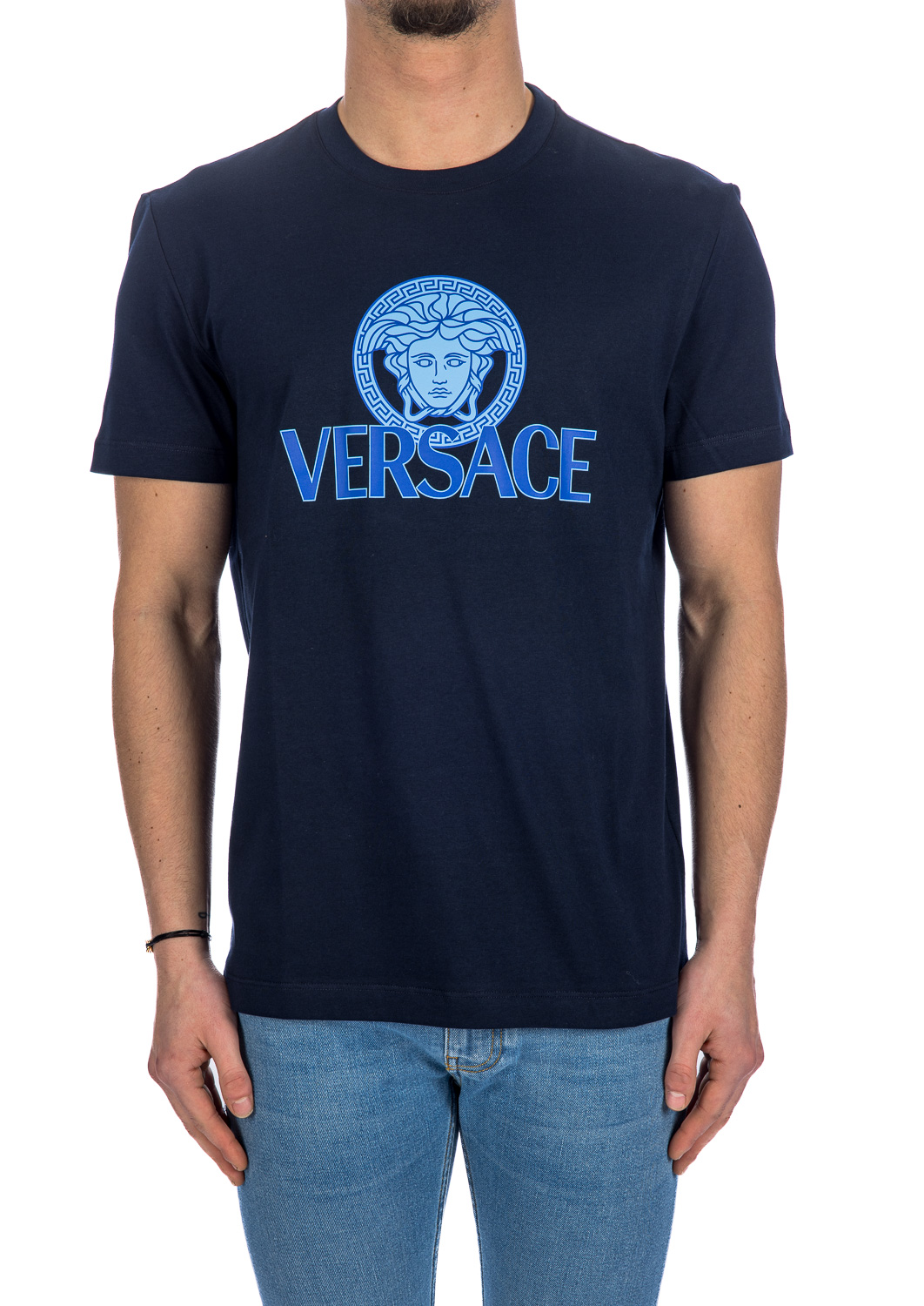 Credomen.com - Versace Style - The @versace silk short sleeve shirt with  the smiley medusa logo on the back in military green. Click the link below  for the Fall Winter 2021 collection;