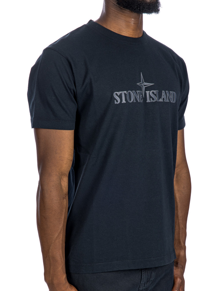 Stone Island t-shirt Stone Island  T-SHIRTblauw - www.credomen.com - Credomen