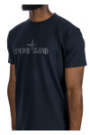 Stone Island t-shirt Stone Island  T-SHIRTblauw - www.credomen.com - Credomen