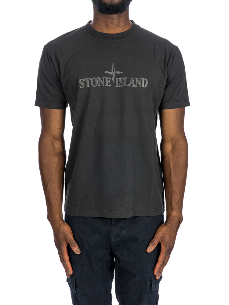 Stone Island t-shirt Stone Island  T-SHIRTgrijs - www.credomen.com - Credomen