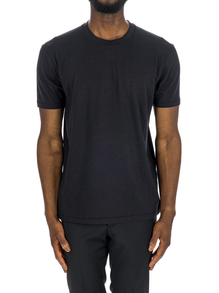 Tom Ford lyocell ss crew neck Tom Ford  LYOCELL SS CREW NECKzwart - www.credomen.com - Credomen