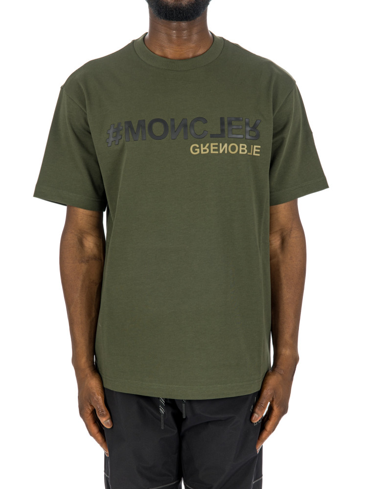 Moncler Grenoble ss t-shirt Moncler Grenoble  SS T-SHIRTgroen - www.credomen.com - Credomen