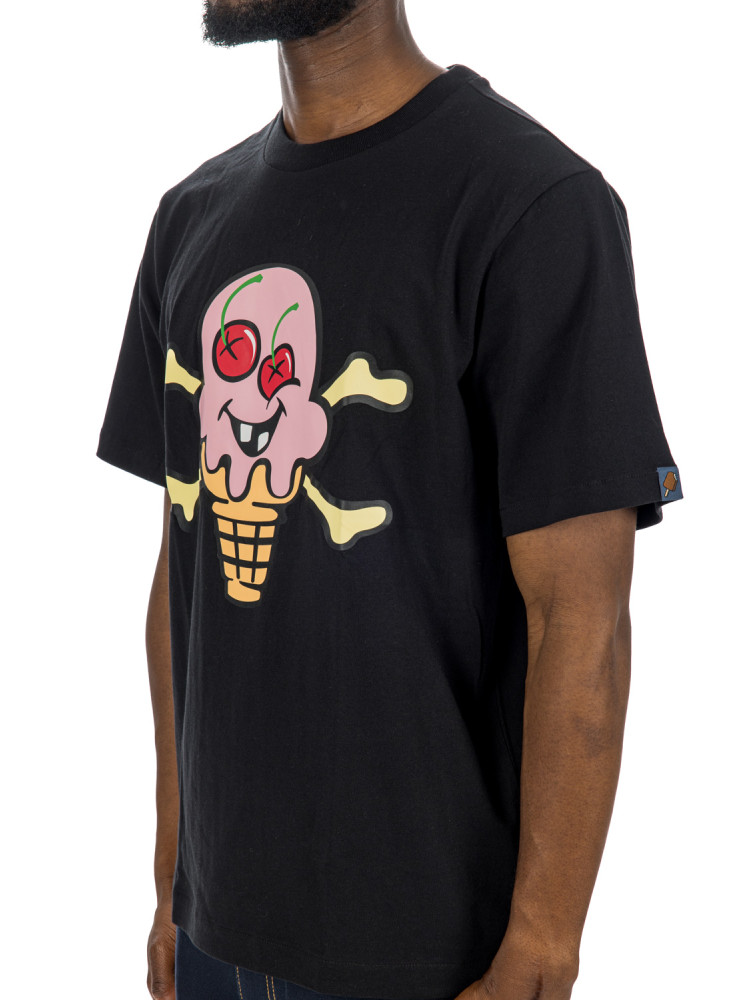 ICECREAM cones & bones t-shirt ICECREAM  CONES & BONES T-SHIRTzwart - www.credomen.com - Credomen