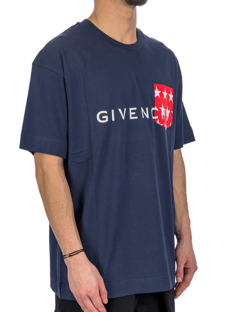 Givenchy t-shirt Givenchy  T-SHIRTblauw - www.credomen.com - Credomen