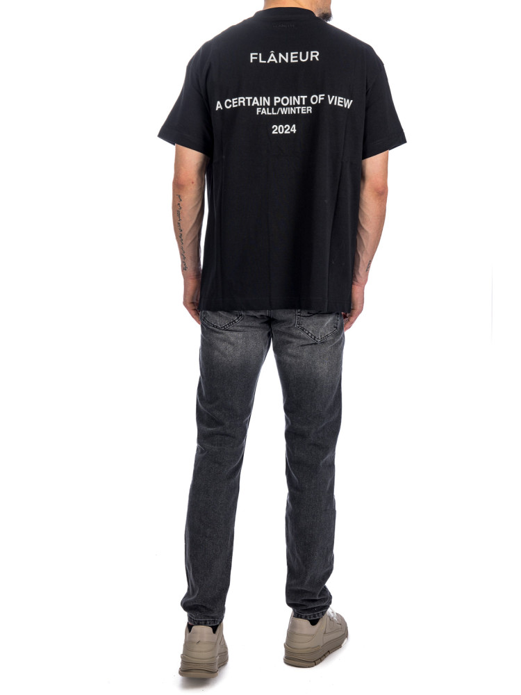 Flaneur Homme t-shirt Flaneur Homme  T-SHIRTzwart - www.credomen.com - Credomen