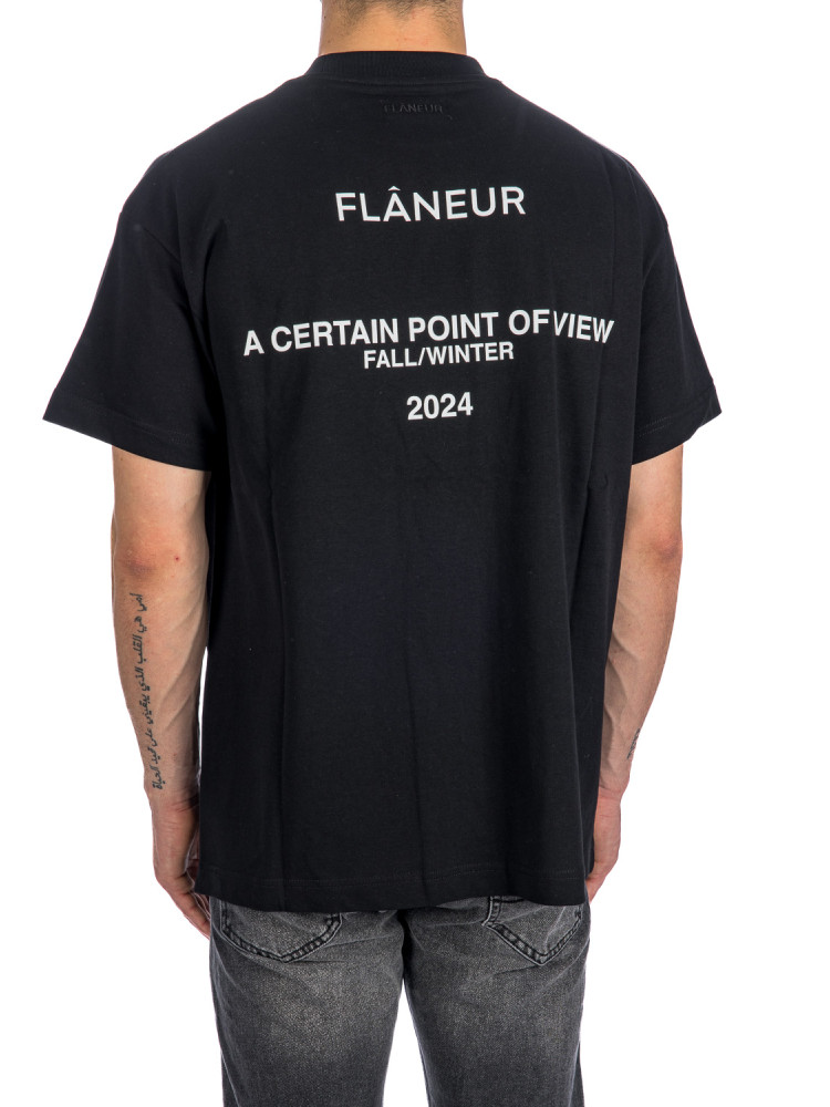 Flaneur Homme t-shirt Flaneur Homme  T-SHIRTzwart - www.credomen.com - Credomen