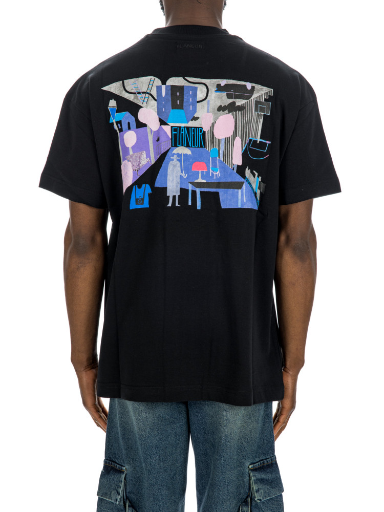 Flaneur Homme upside down ts Flaneur Homme  UPSIDE DOWN TSzwart - www.credomen.com - Credomen