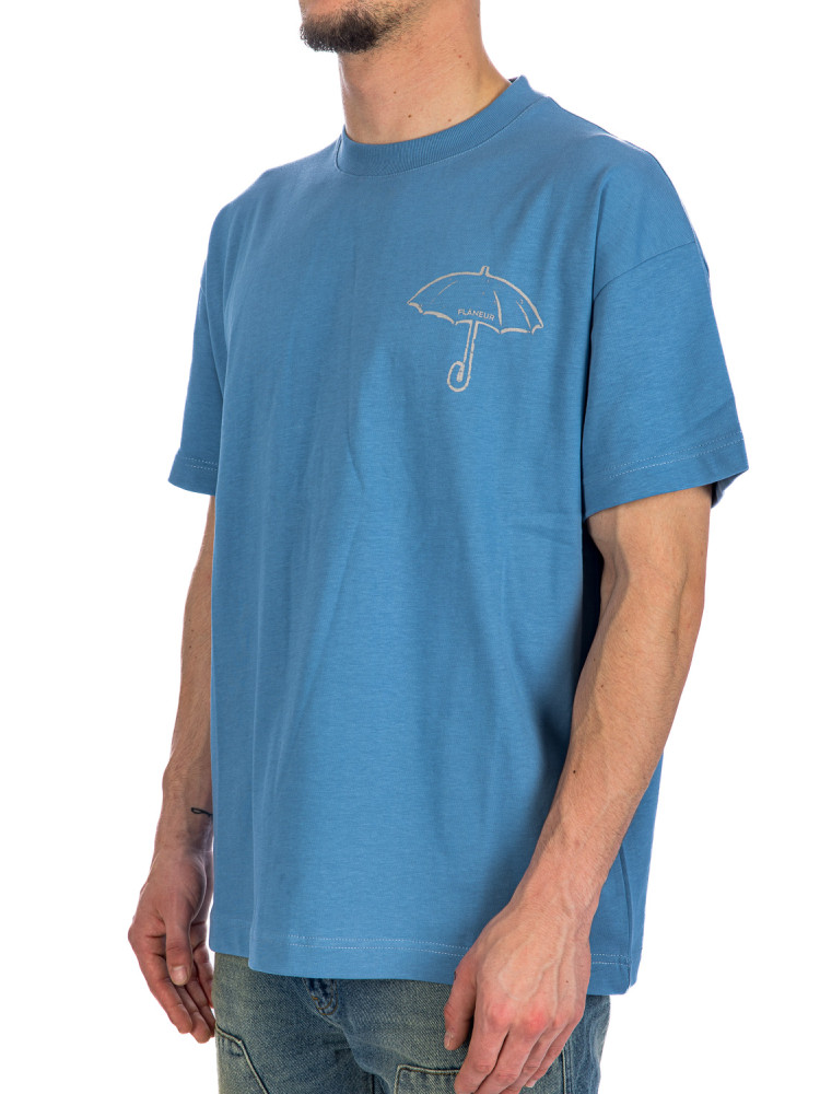 Flaneur Homme umbrella t-shirt Flaneur Homme  UMBRELLA T-SHIRTblauw - www.credomen.com - Credomen