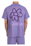 Flaneur Homme flower doodle Flaneur Homme  FLOWER DOODLEpaars - www.credomen.com - Credomen