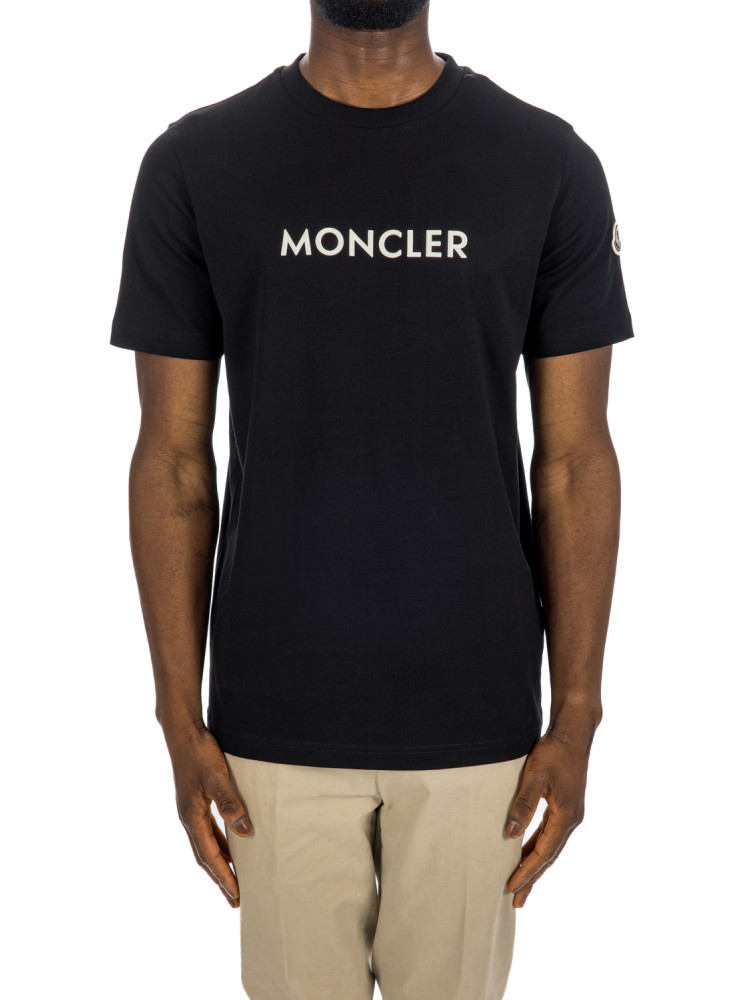 Moncler ss t-shirt Moncler  SS T-SHIRTzwart - www.credomen.com - Credomen