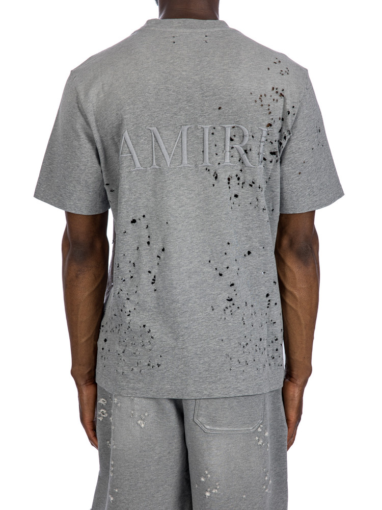 Amiri shotgun embroidered tee Amiri  SHOTGUN EMBROIDERED TEEgrijs - www.credomen.com - Credomen