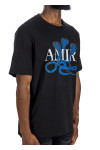 Amiri snake tee Amiri  SNAKE TEEzwart - www.credomen.com - Credomen