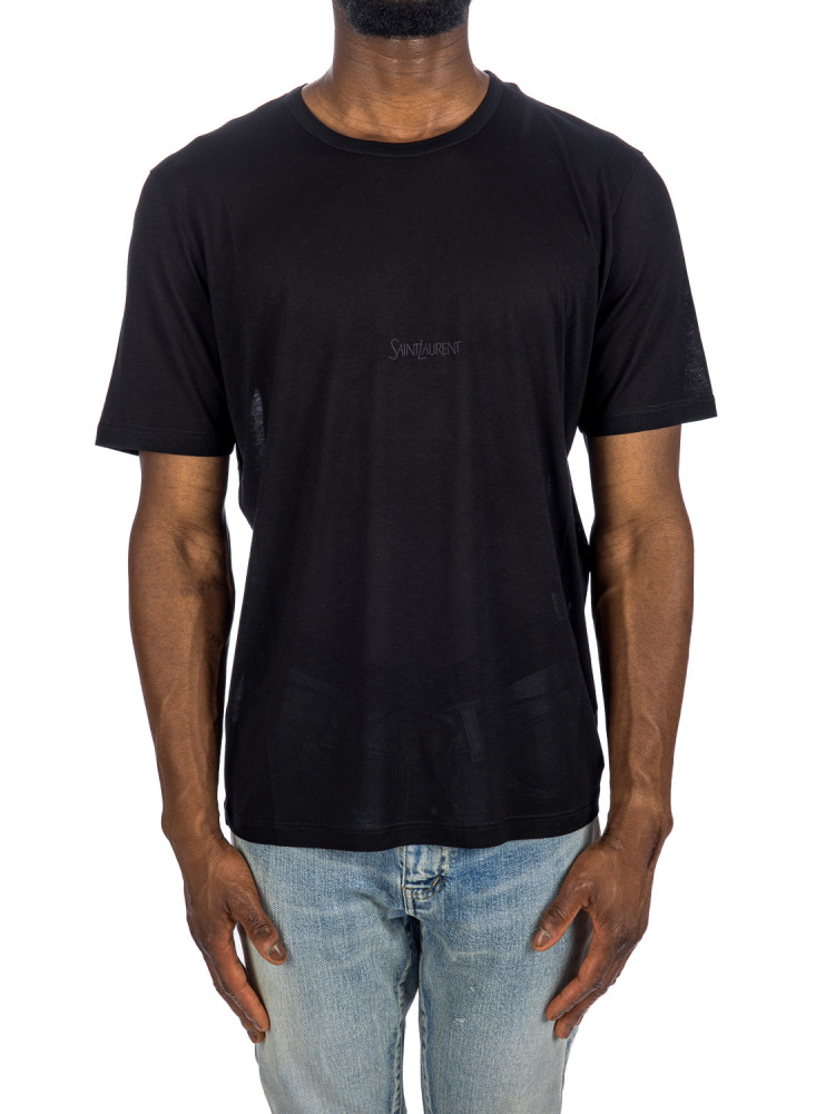 Saint Laurent t-shirt col rond Saint Laurent  T-SHIRT COL RONDzwart - www.credomen.com - Credomen