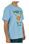 Casablanca tennis icon t-shirt Casablanca  TENNIS ICON T-SHIRTmulti - www.credomen.com - Credomen