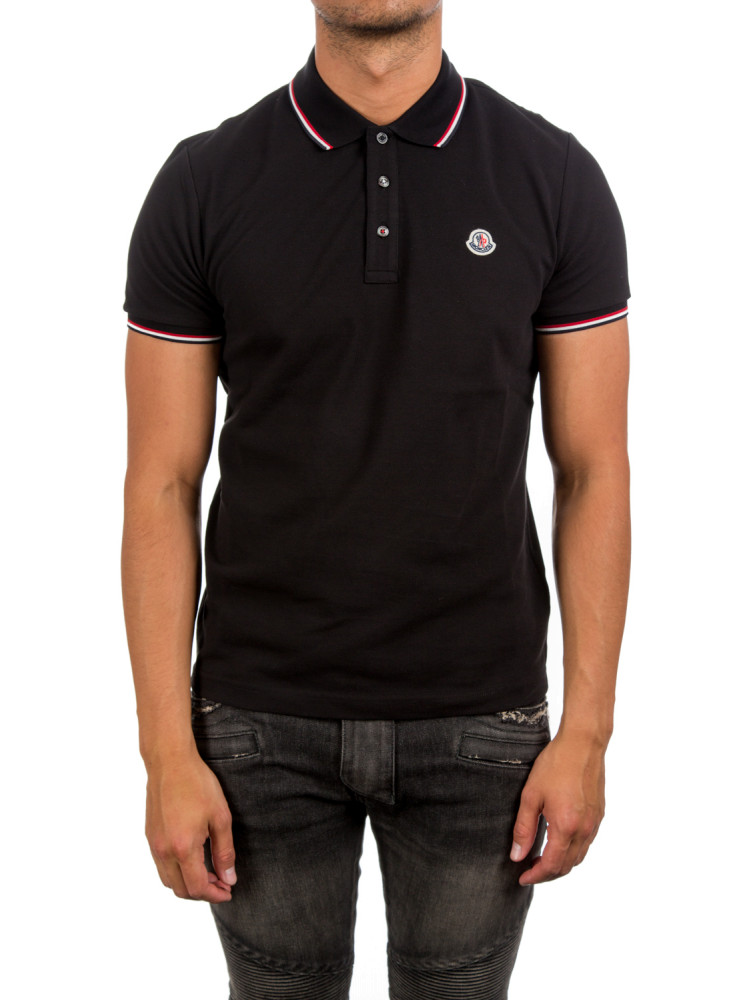 Moncler maglia polo mc Moncler  Maglia Polo MCzwart - www.credomen.com - Credomen