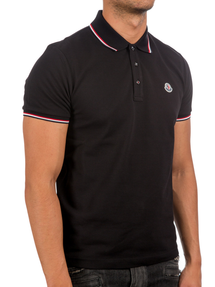 Moncler maglia polo mc Moncler  Maglia Polo MCzwart - www.credomen.com - Credomen