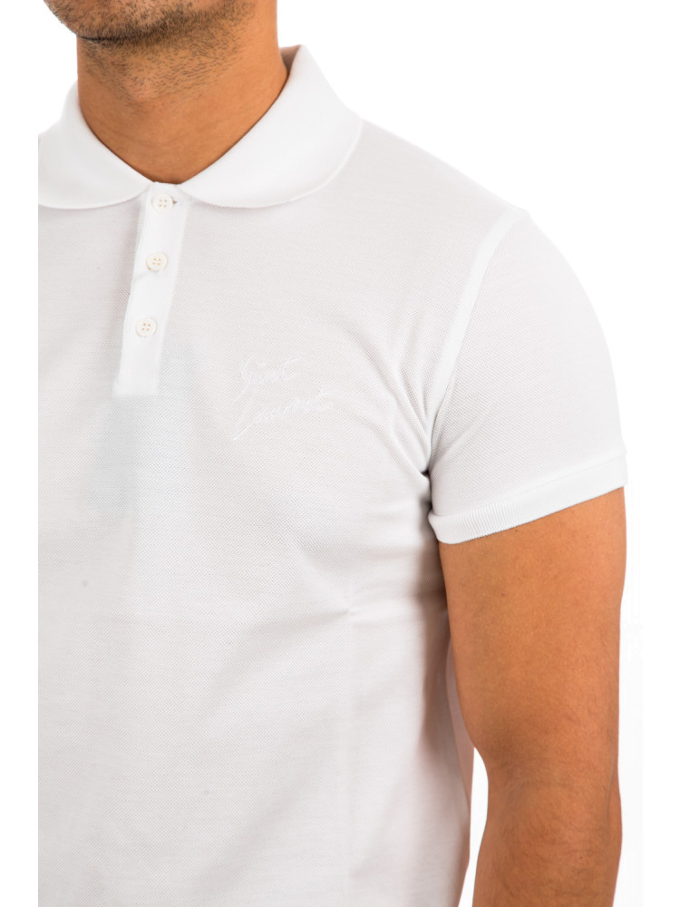 Saint Laurent Embroidered Polo | Credomen