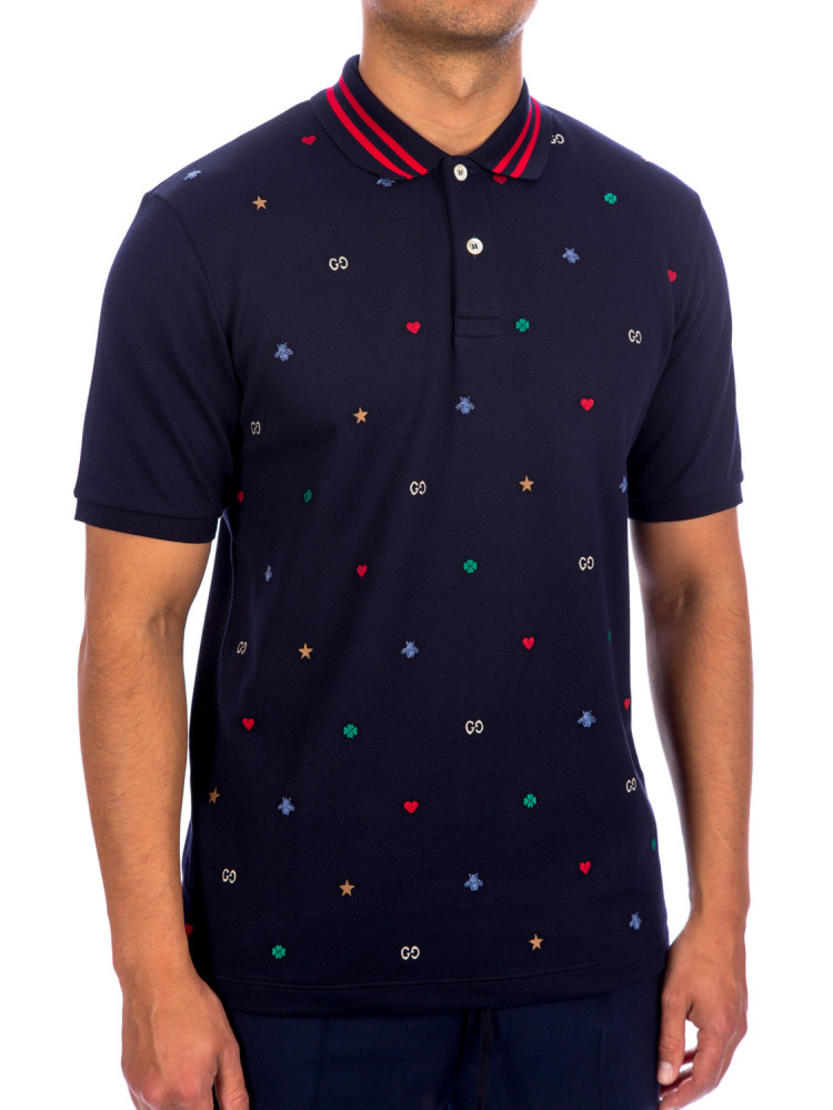 Polo shirt Gucci Navy size XS International in Cotton - 32776250