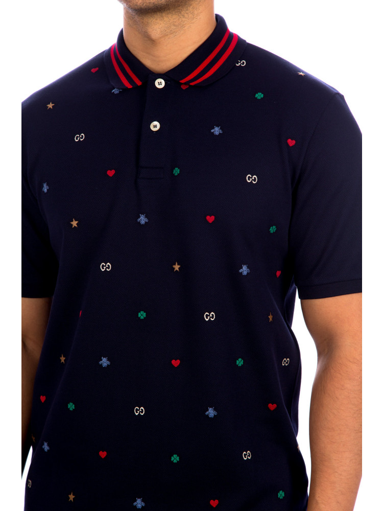 Polo shirt Gucci Navy size XS International in Cotton - 32776250