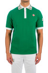 Casablanca laurel classic polo Casablanca  LAUREL CLASSIC POLOgroen - www.credomen.com - Credomen