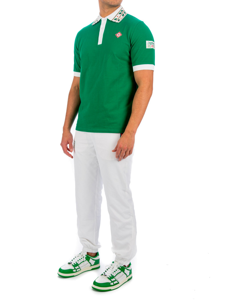 Casablanca laurel classic polo Casablanca  LAUREL CLASSIC POLOgroen - www.credomen.com - Credomen