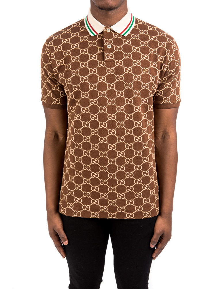 Brown gucci outlet polo