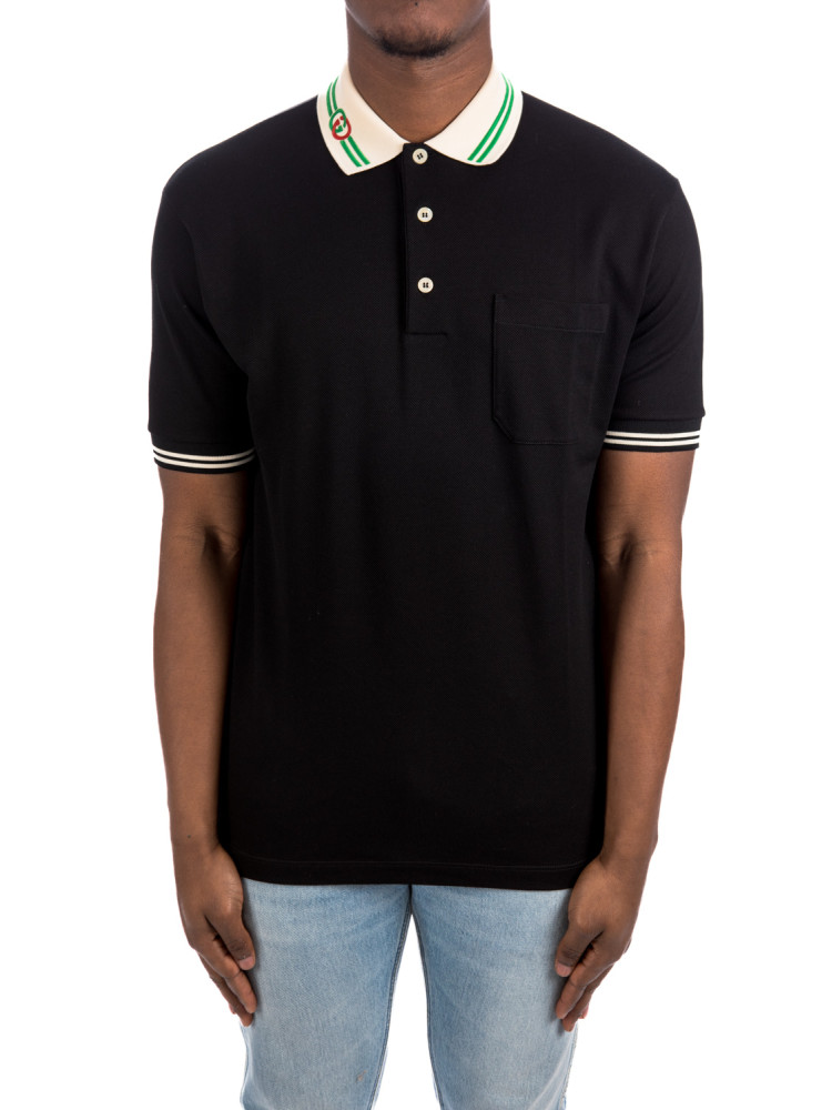 black gucci polo