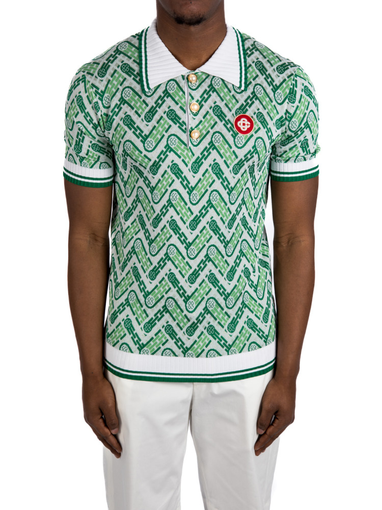 Casablanca polo shirt Casablanca  POLO SHIRTgroen - www.credomen.com - Credomen