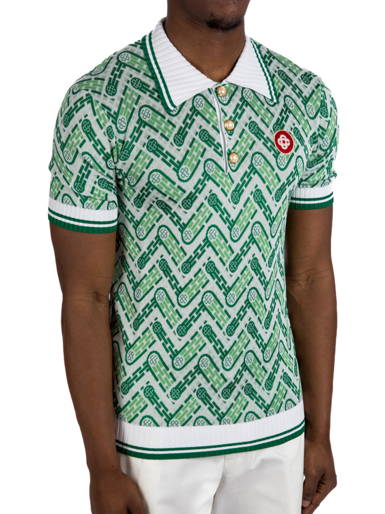 Casablanca polo shirt Casablanca  POLO SHIRTgroen - www.credomen.com - Credomen