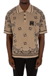 Amiri bandana polo Amiri  BANDANA POLObeige - www.credomen.com - Credomen