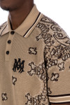 Amiri bandana polo Amiri  BANDANA POLObeige - www.credomen.com - Credomen