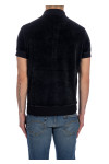 Tom Ford modal velour ss polo Tom Ford  MODAL VELOUR SS POLOzwart - www.credomen.com - Credomen