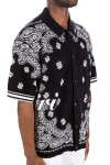 Amiri bandana ss polo Amiri  BANDANA SS POLOzwart - www.credomen.com - Credomen