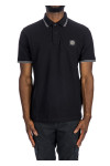 Stone Island polo m/c slim fit Stone Island  POLO M/C SLIM FITzwart - www.credomen.com - Credomen