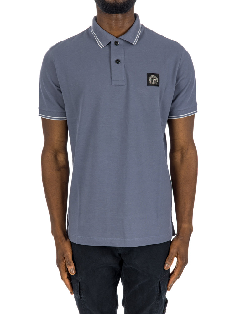 Stone Island polo m/c slim fit Stone Island  POLO M/C SLIM FITblauw - www.credomen.com - Credomen