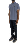 Stone Island polo m/c slim fit Stone Island  POLO M/C SLIM FITblauw - www.credomen.com - Credomen