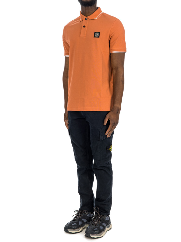 Stone Island polo m/c slim fit Stone Island  POLO M/C SLIM FIToranje - www.credomen.com - Credomen