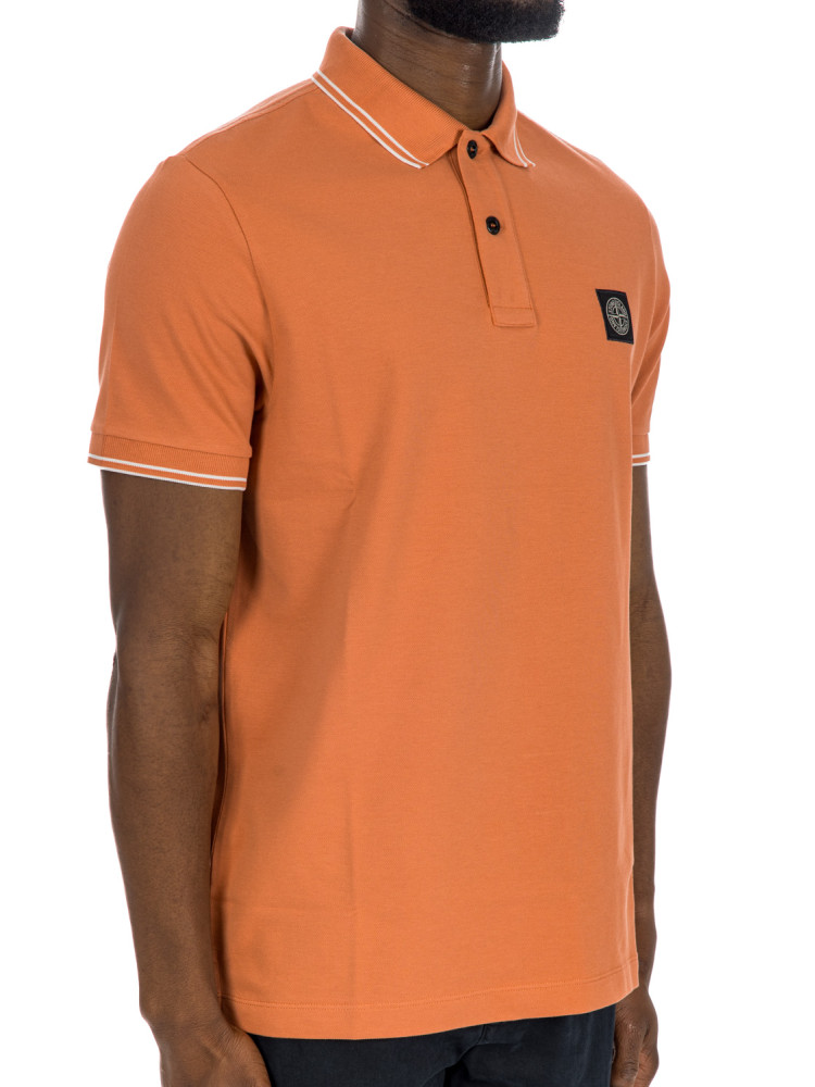 Stone Island polo m/c slim fit Stone Island  POLO M/C SLIM FIToranje - www.credomen.com - Credomen