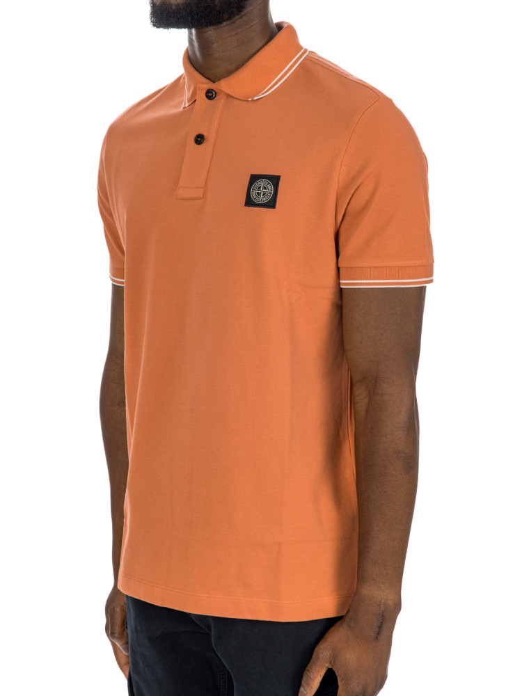 Stone Island polo m/c slim fit Stone Island  POLO M/C SLIM FIToranje - www.credomen.com - Credomen