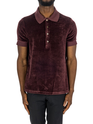 Tom Ford modal velour ss polo 425-01224