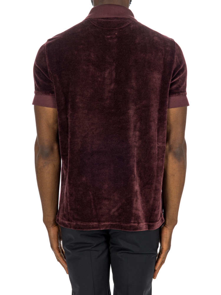 Tom Ford modal velour ss polo Tom Ford  MODAL VELOUR SS POLObordeaux - www.credomen.com - Credomen