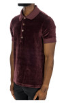 Tom Ford modal velour ss polo Tom Ford  MODAL VELOUR SS POLObordeaux - www.credomen.com - Credomen