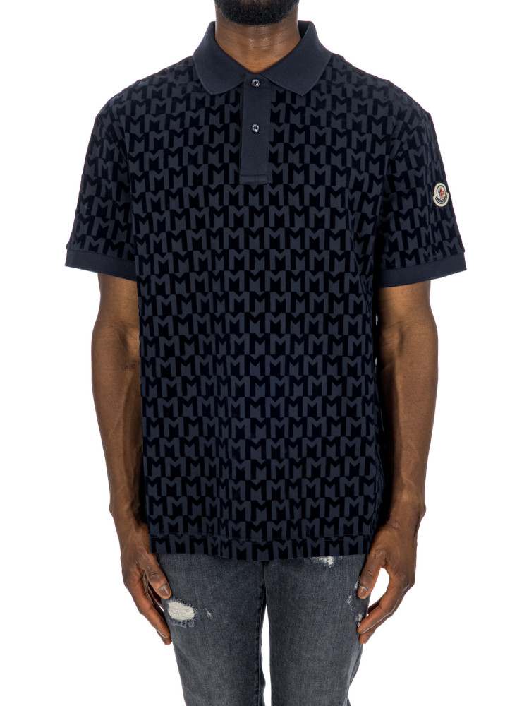 Moncler ss polo Moncler  SS POLOblauw - www.credomen.com - Credomen